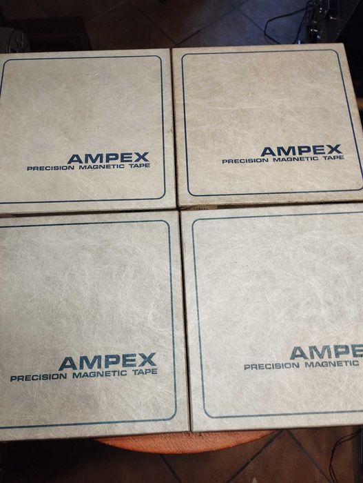 Bobine aluminiu AMPEX 26 cm – în stare foarte bună, netestate