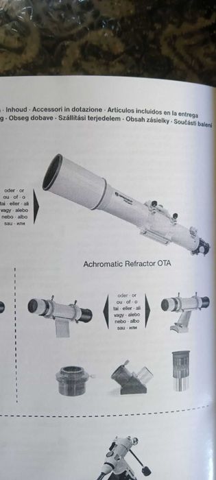 Снимане, наблюдение- телескоп Bresser AR90-само тръба или с монтировка