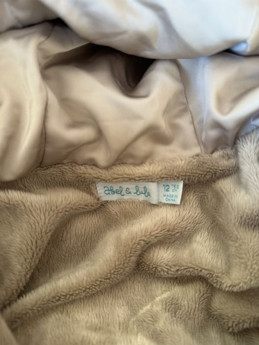 Зимно топло и луксозно яке за момиченца Abel i Lula