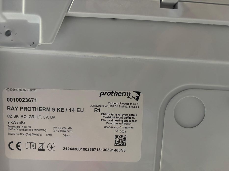 Centrala Electrica Protherm 9kw 14 eu NOUA