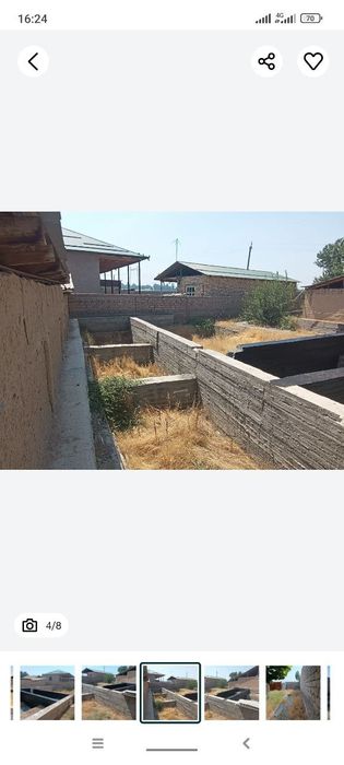 Parkent tumani Boyqozonda  fundamentli yer sotiladi variantam bor