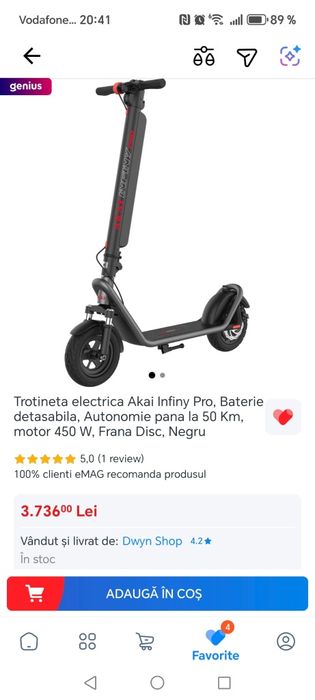 Trotineta electrica Akai Infiny Pro
