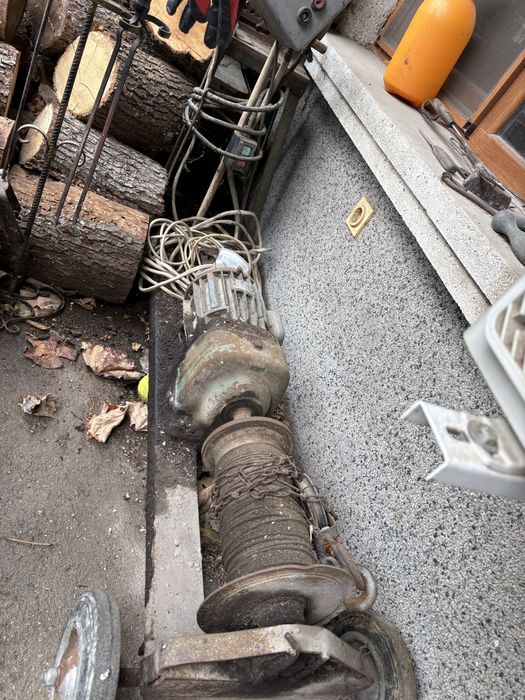 Хаспел , Мотор-редуктор ,Електрически строителен телфер