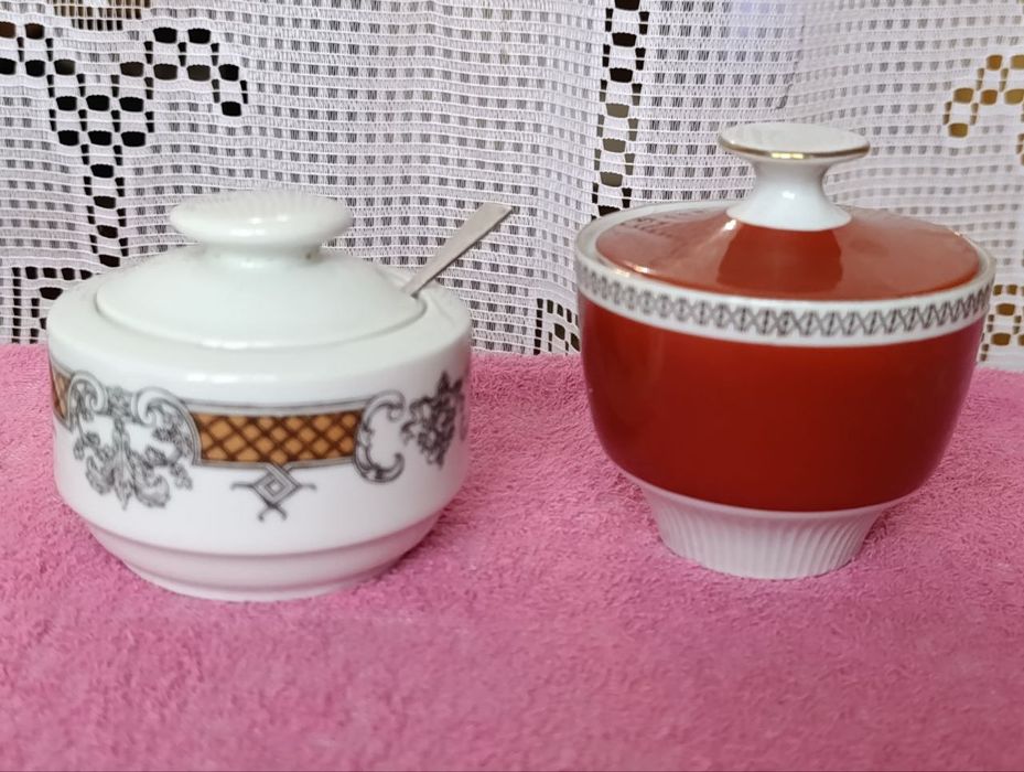 Чайные пары ЛФЗ ,чайник , тарелки , посуда СССР , ГДР , Япония