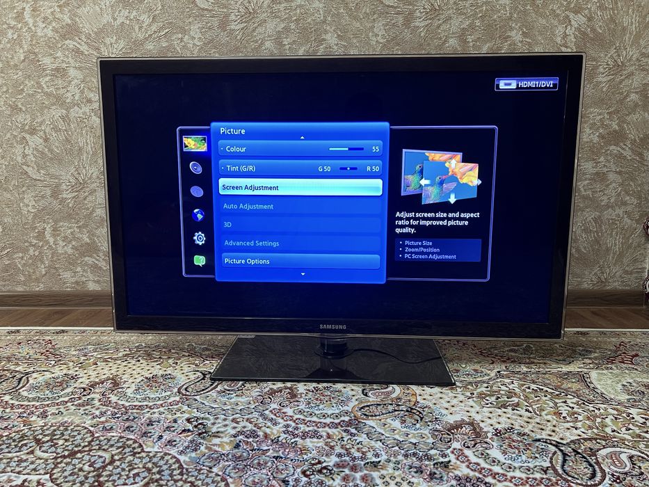 Телевизор Samsung 2 в 1 (Smart TV & 3D). Диагональ 102 см.