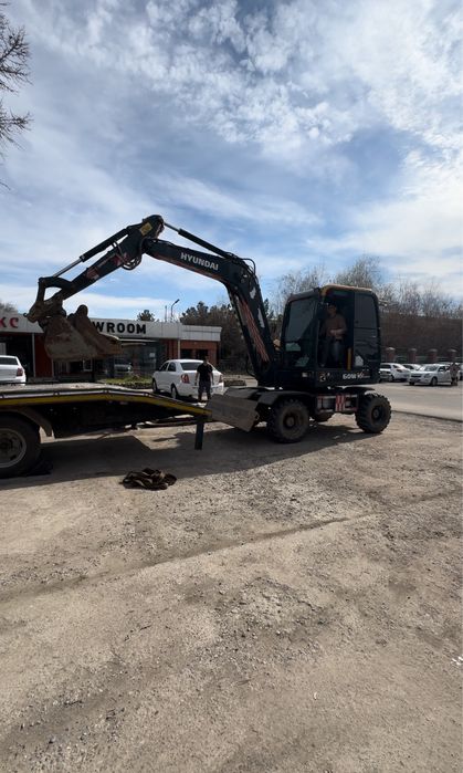 Экскаватор Услуг Гидромолот Аренда Спецтехника Котлован Копать