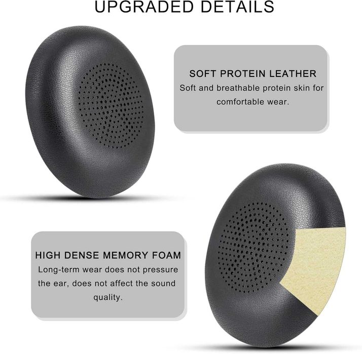 Set 2 bureti pentru casti Jabra Elite 45h, Evolve2 65 MS/UC Evolve2 40