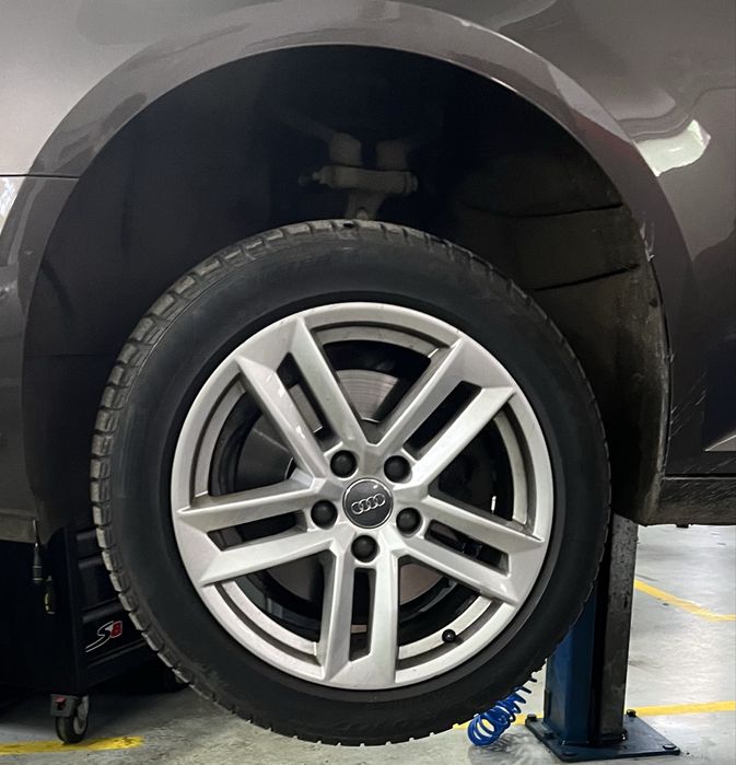 Jante audi r17 5x112 cauciucuri iarna