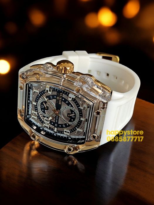INVICTA Cyclone White/Gold 49 mm, Инвикта нов ръчен часовник