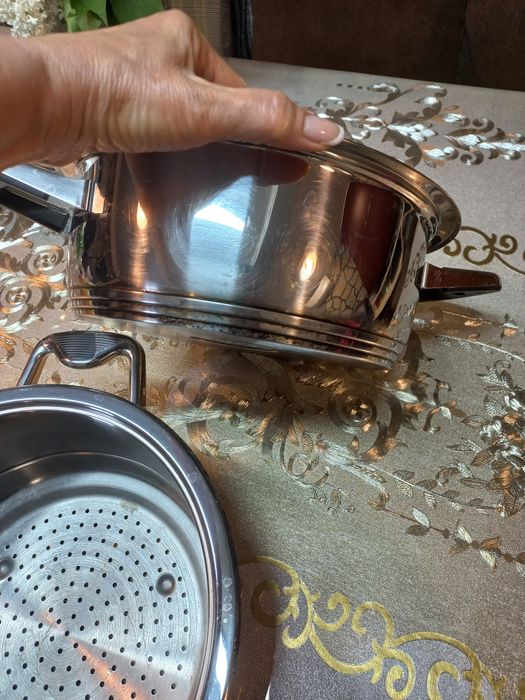 Комплект тенджера, сито чиния и тиган Zepter