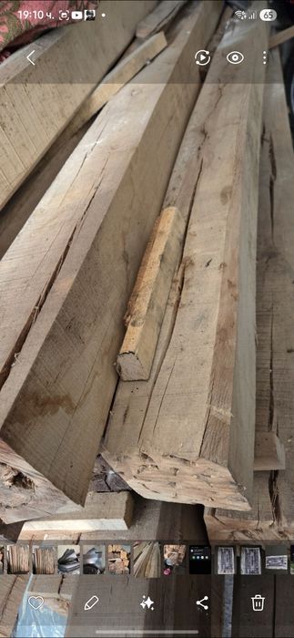 Букови греди  120х120х2200 мм