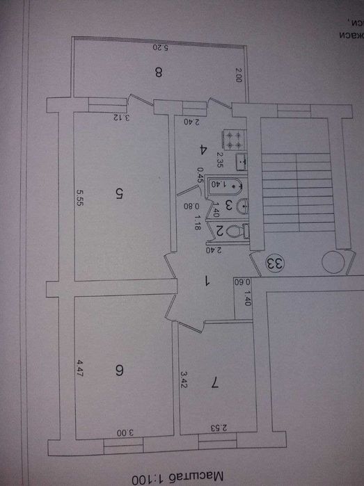 Продается квартира в Чиланзарском районе ОКТЕПА 3х комнатная 70м2