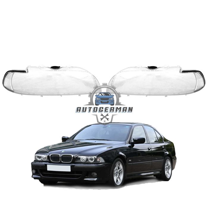 Капаци фарове BMW 5 Series E39 с уплътнения (00-03) стъкло фар крушки БМВ 5 Серия Е39 xenon