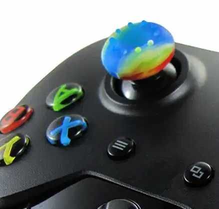 Thumb grip 3 RON/buc pt controller PS5, 4, XBOX, Switch.NEGRE,gri,blue