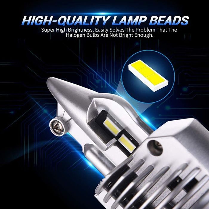 Ново! Led крушки  H4 Fighter с пасивно охлаждане