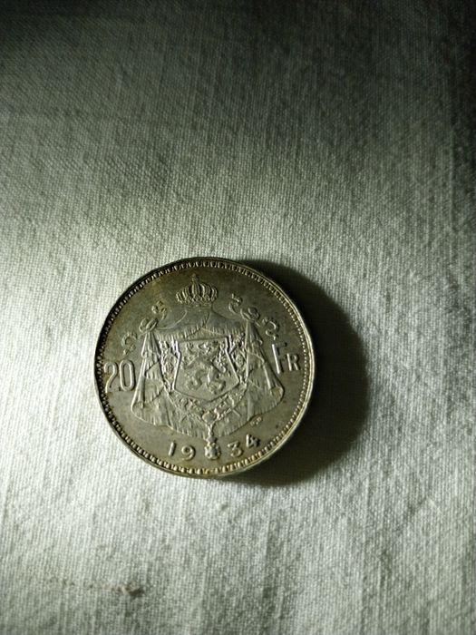 20 белгийски франка 1934 г.