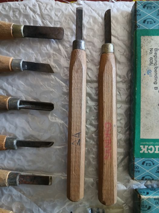 Set dălți sculptură Sandro și gravoare profesionale F. Dick (Germania)