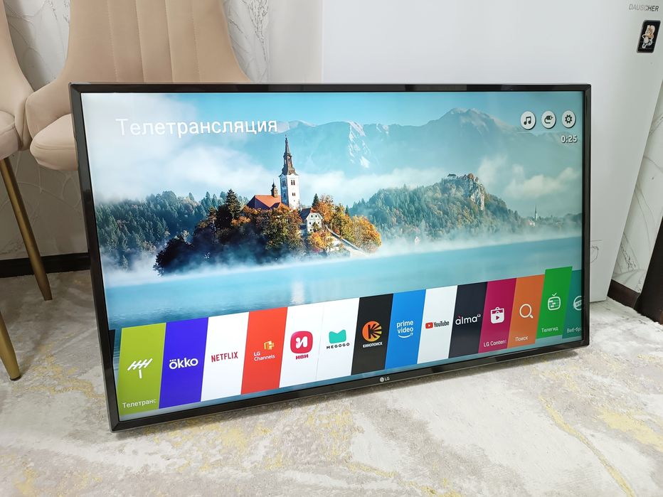 Телевизор LG Smart 4k 109см.