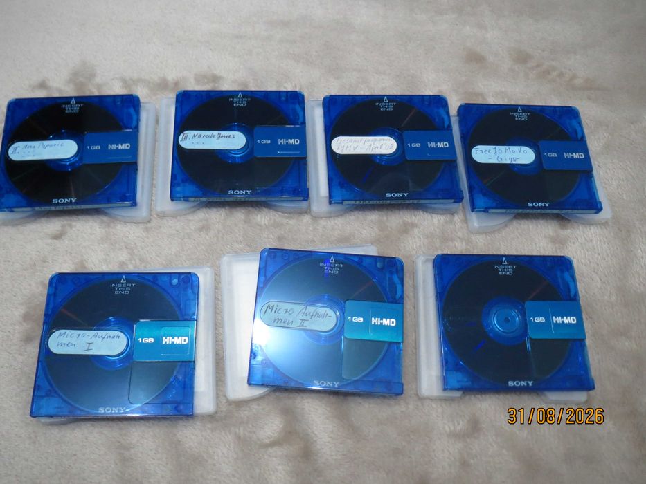 minidisc , minidiscuri Hi MD de la Sony de 1GB