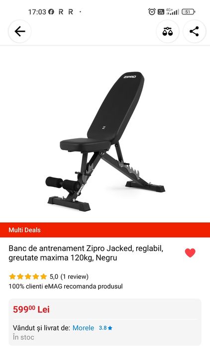Suport greutăți HMS Premium