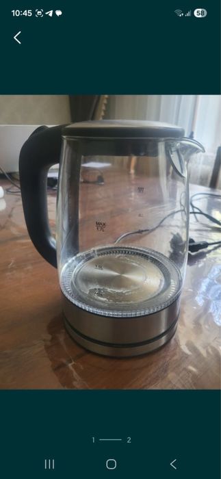 Электрический чайник с стеклянным