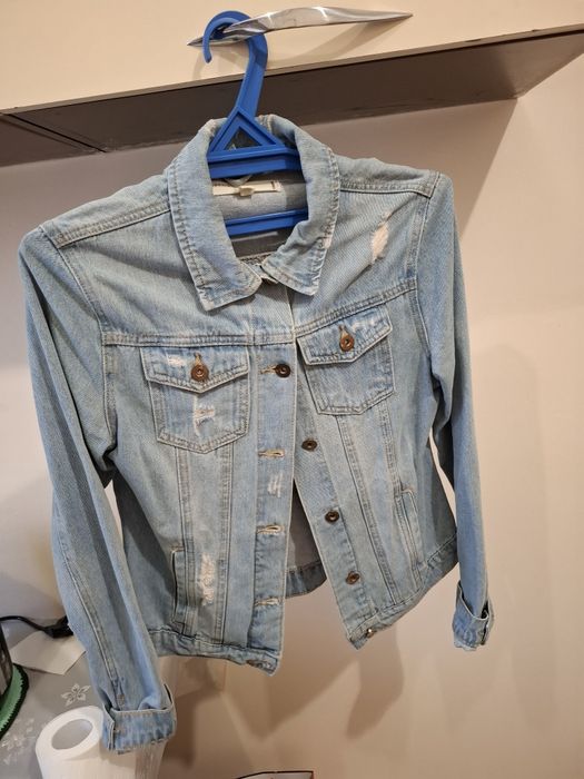 Женская джинсовка укороченная