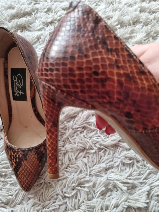 Pantofi stileto din piele, marimea 35