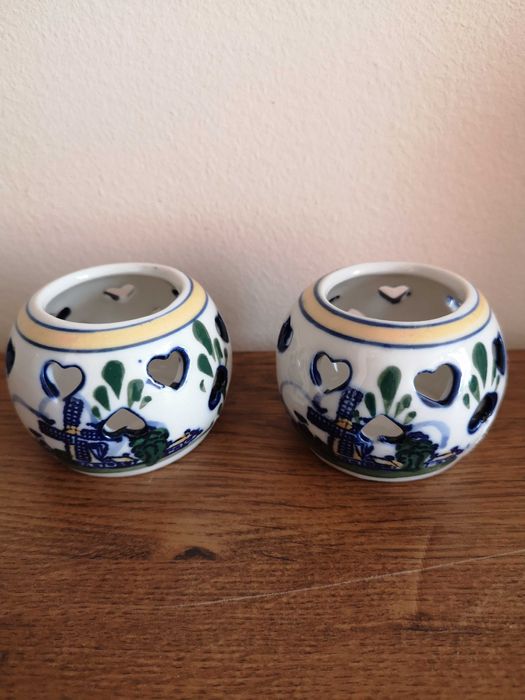 Сувенирни свещници от Холандия 2 броя