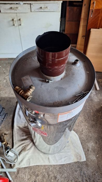 Boiler pe lemne - 90L , inca este in garantie