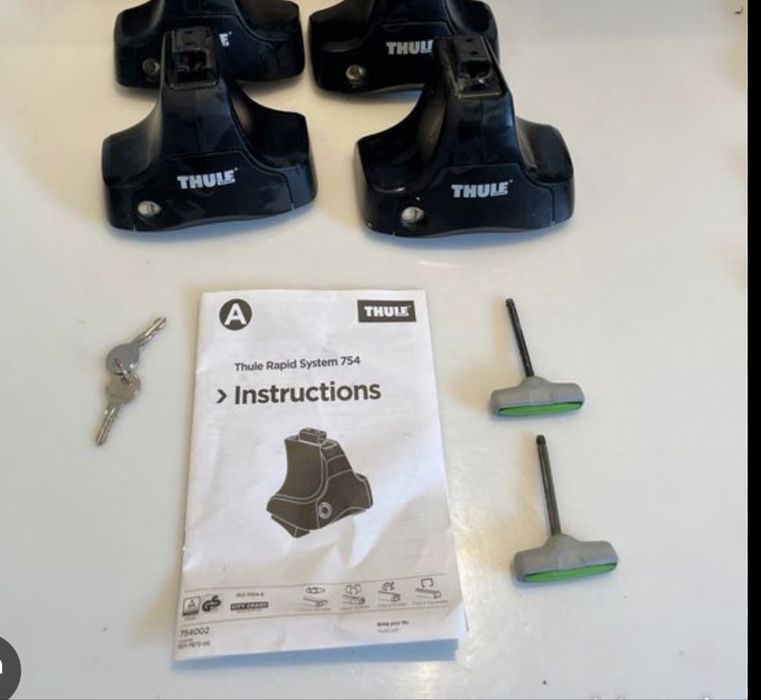 Thule sistem complet cu 2 sanii biciclete