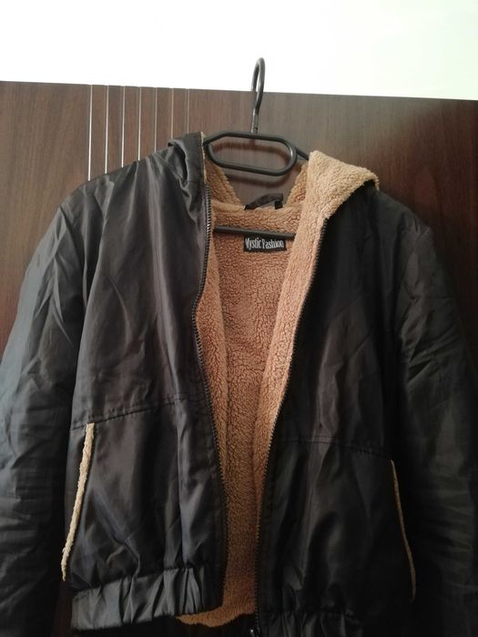 Зимно яке шушляк, отвътре с пухкава подплата