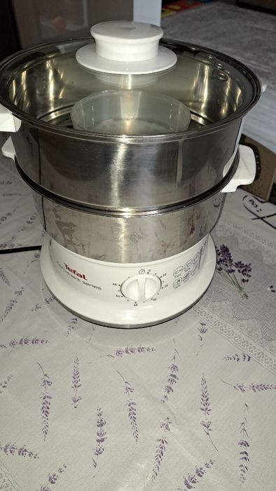 Cu garanție! Aparat de gatit cu aburi Tefal VC145130, 900W, 6 L,