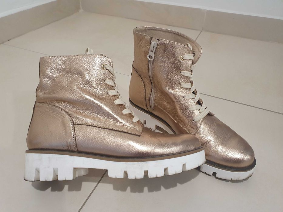 Ghete Gold din piele naturala