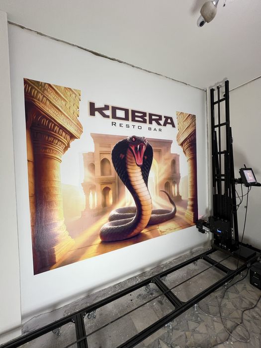 Devorga rasm chizish. Devorga robotprinter yordamida surat chizamiz!