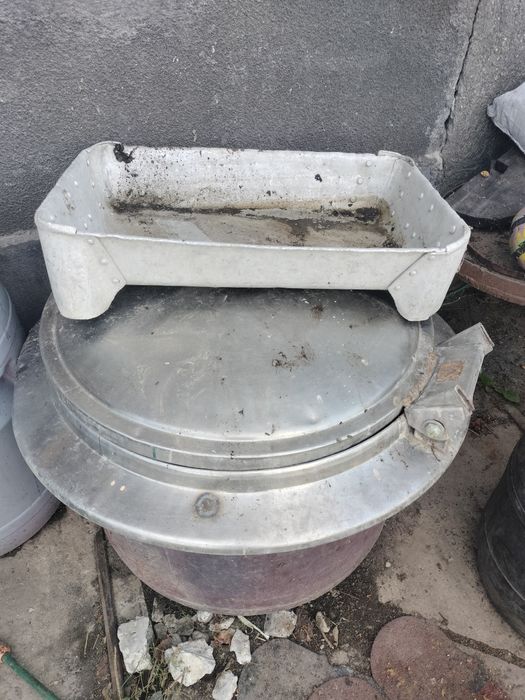 Cazan inox cuvă pereți dubli 100 litri