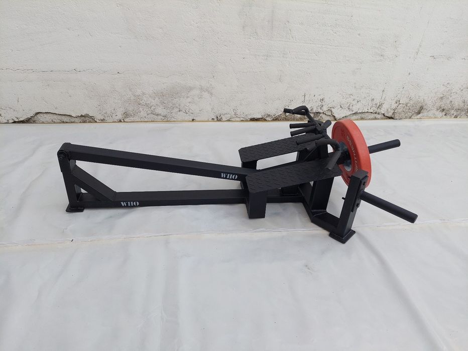 Presa picioare T- bar row bell squat aparat fitness profesionale tibie