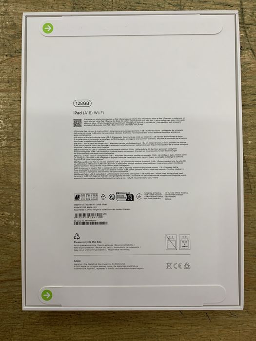 Ipad A16 128 wi-fi 2025 Silver