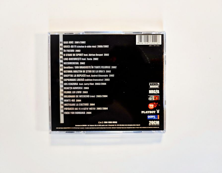 Parazitii - Primii 10 ani CD02 NECENZURAT // CD audio Hip-Hop/Rap
