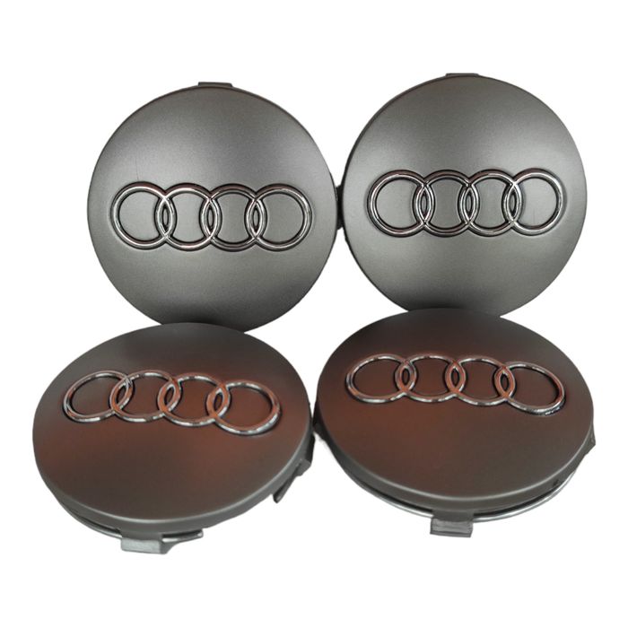 60мм Капачки за джанти за АУДИ AUDI А3 А4 А5 А6 А7 А8 - ЧЕРНИ