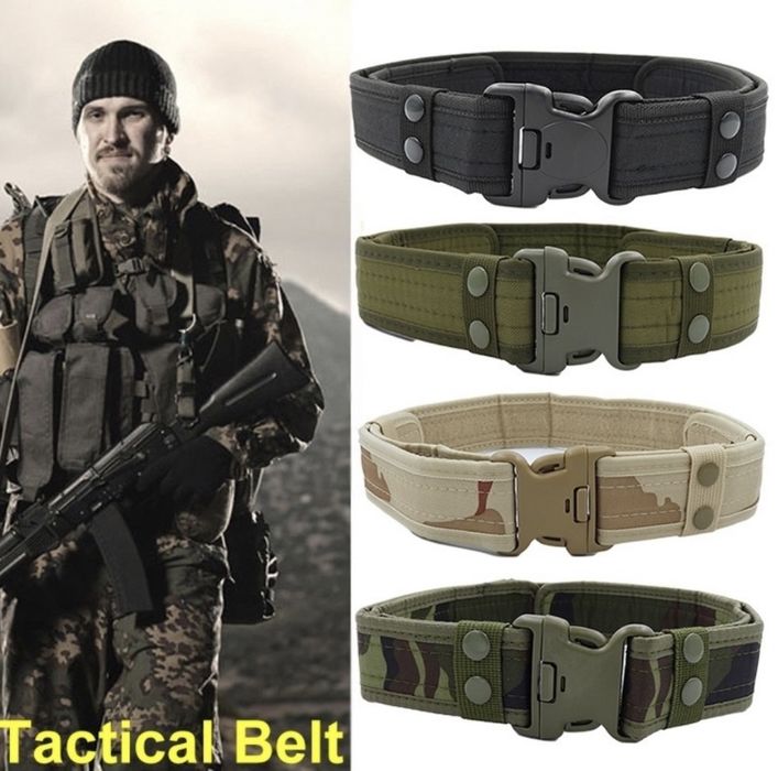 тактически колан стрелба военен туризъм лов airsoft  стабилна катарама