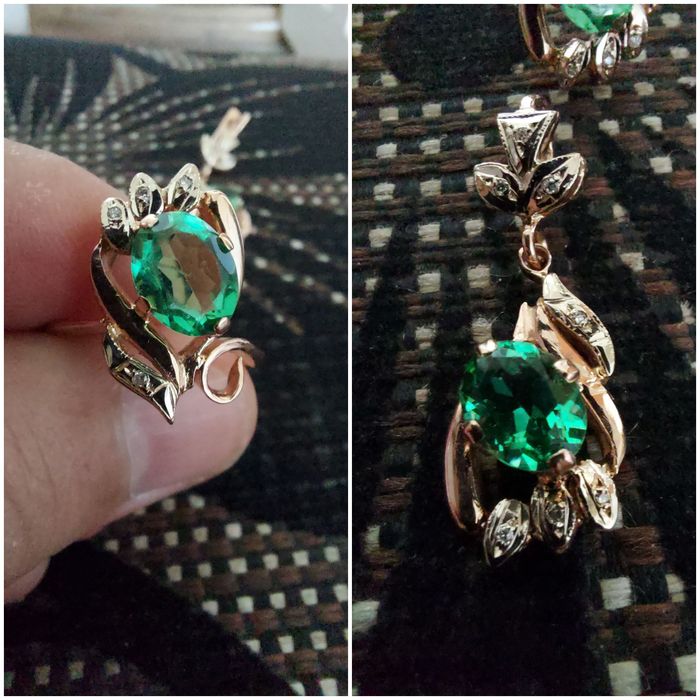 Продам золотой гарнитур.