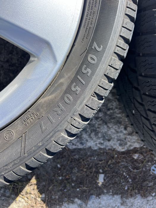 Джанти със ЗИМНИ  гуми 17” от Audi .205/50/17