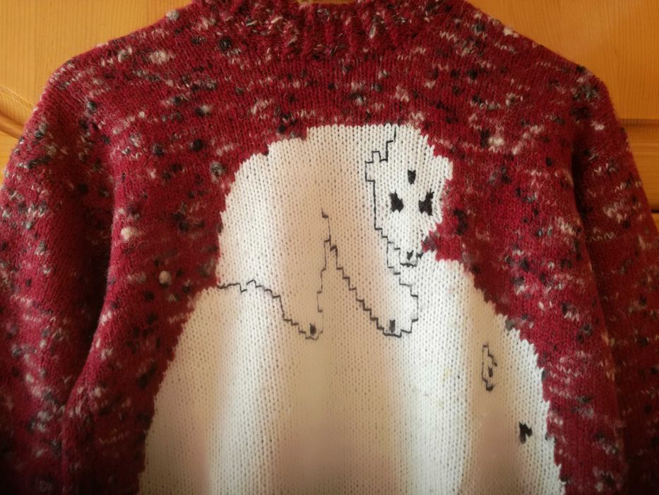 Нов пуловер за момиче, ръст 129-134 см