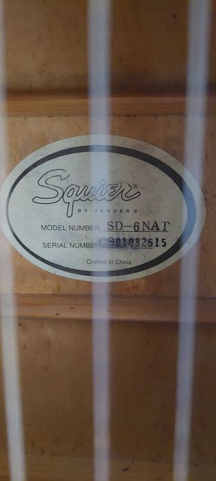 Акустична китара Squier by Fender