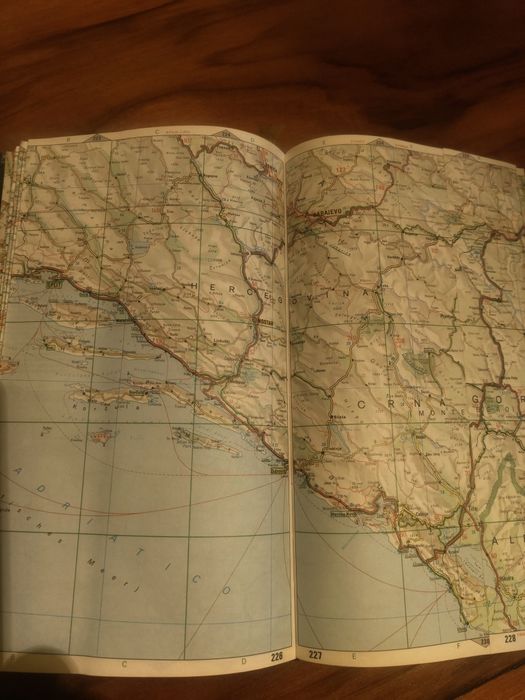 Атлас ADAC Германия.отпечатан през1981г.