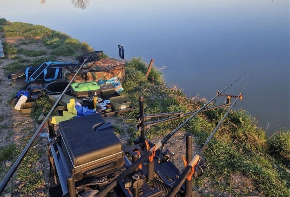 Scaun Matrix XR36 , Lansete Preston , Mulinete Shimano