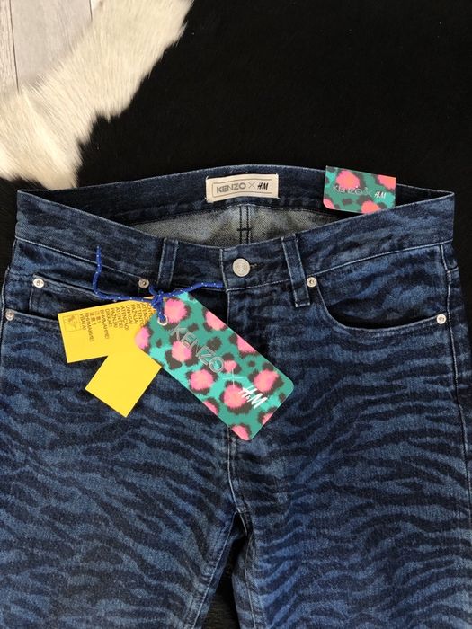 Jeans ediție limitată KENZO FOR H&M - imprimeu tigru