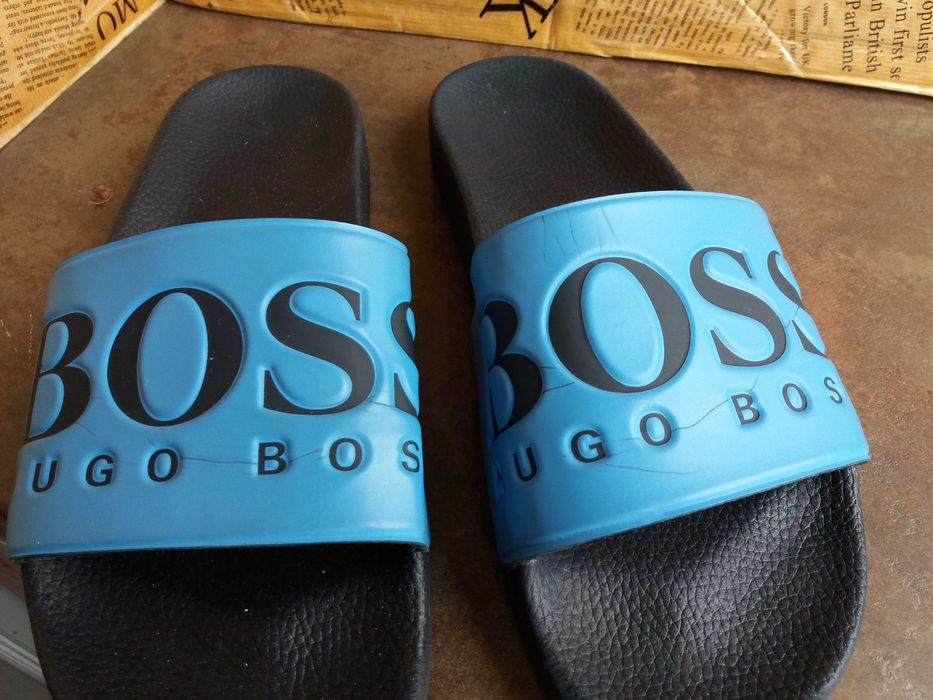 мъжки чехли,Boss,летни отворени обувки,джапанки,номер 42