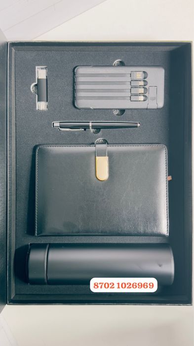 Подарочный набор! Блокнот,тремос,ручка техника! Оптом