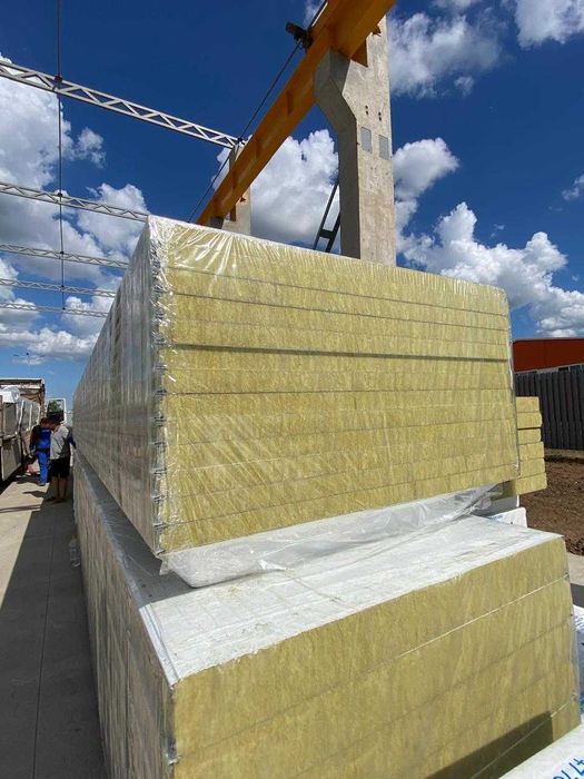 Сендвич-панели сэндвич в наличии в Астане 50мм100мм-120 мм, 6м